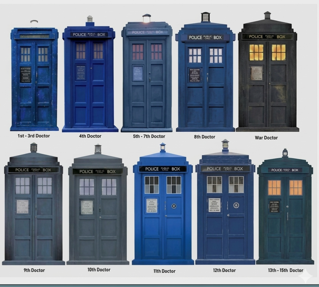 TARDIS Inspired Jewelry Cabinet