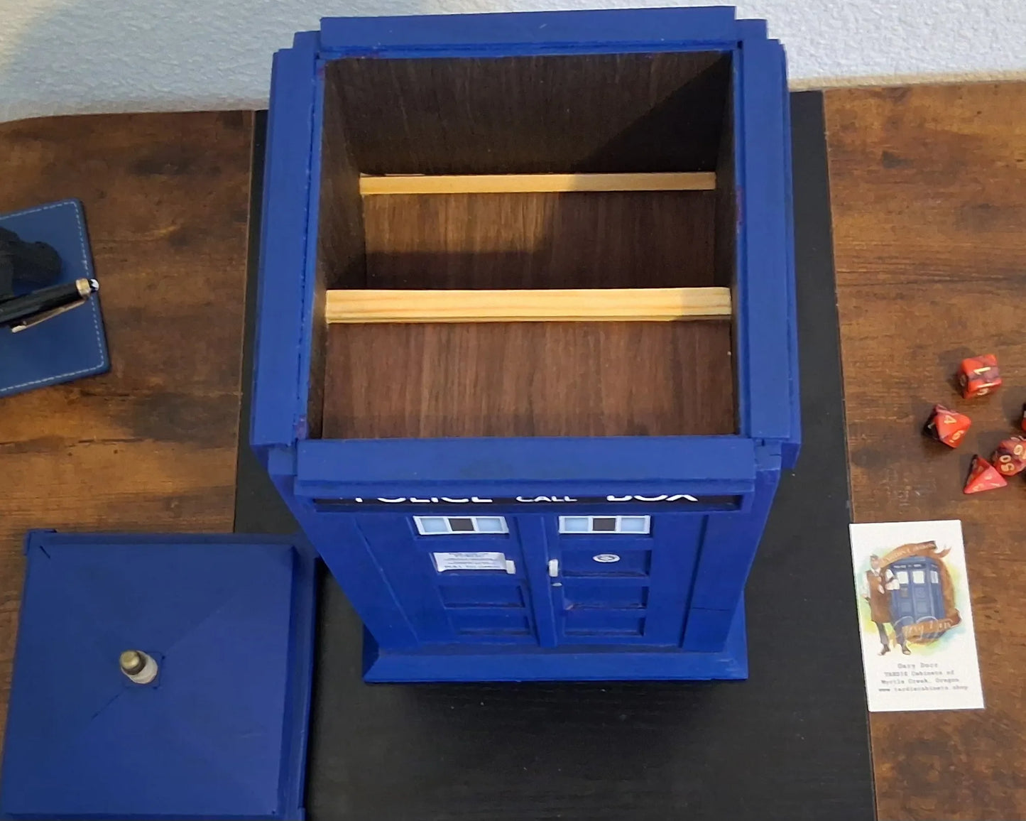TARDIS Inspired Dice Tumbler