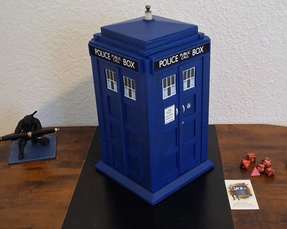 TARDIS Inspired Dice Tumbler