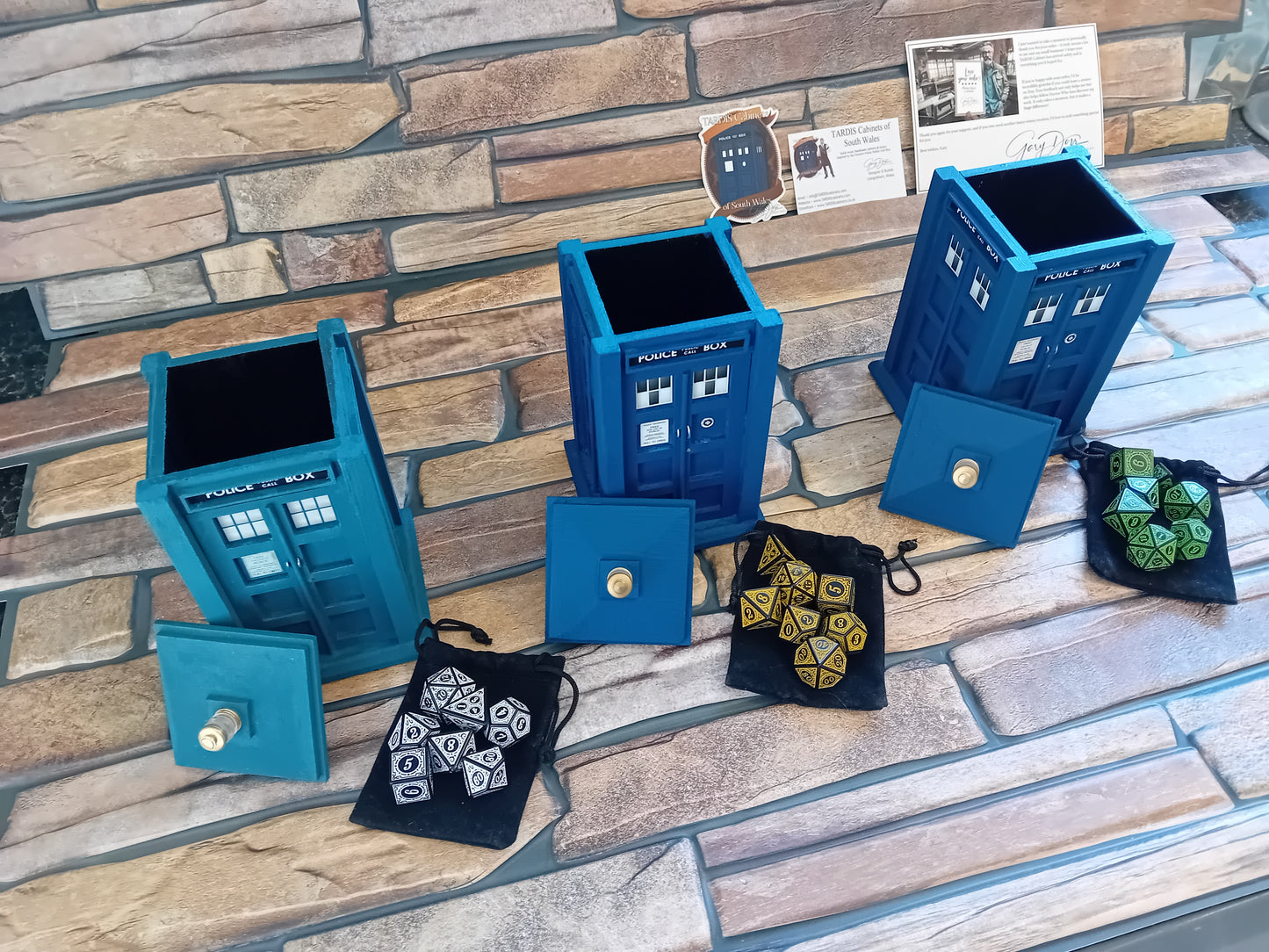 TARDIS Inspired Dice Cup