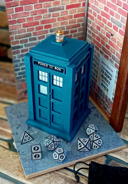 TARDIS Inspired Dice Cup