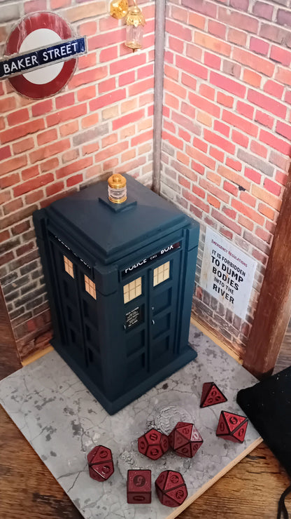 TARDIS Inspired Dice Cup
