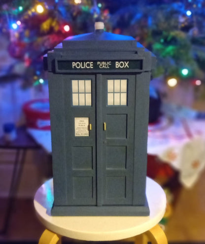 TARDIS Inspired Dice Tumbler