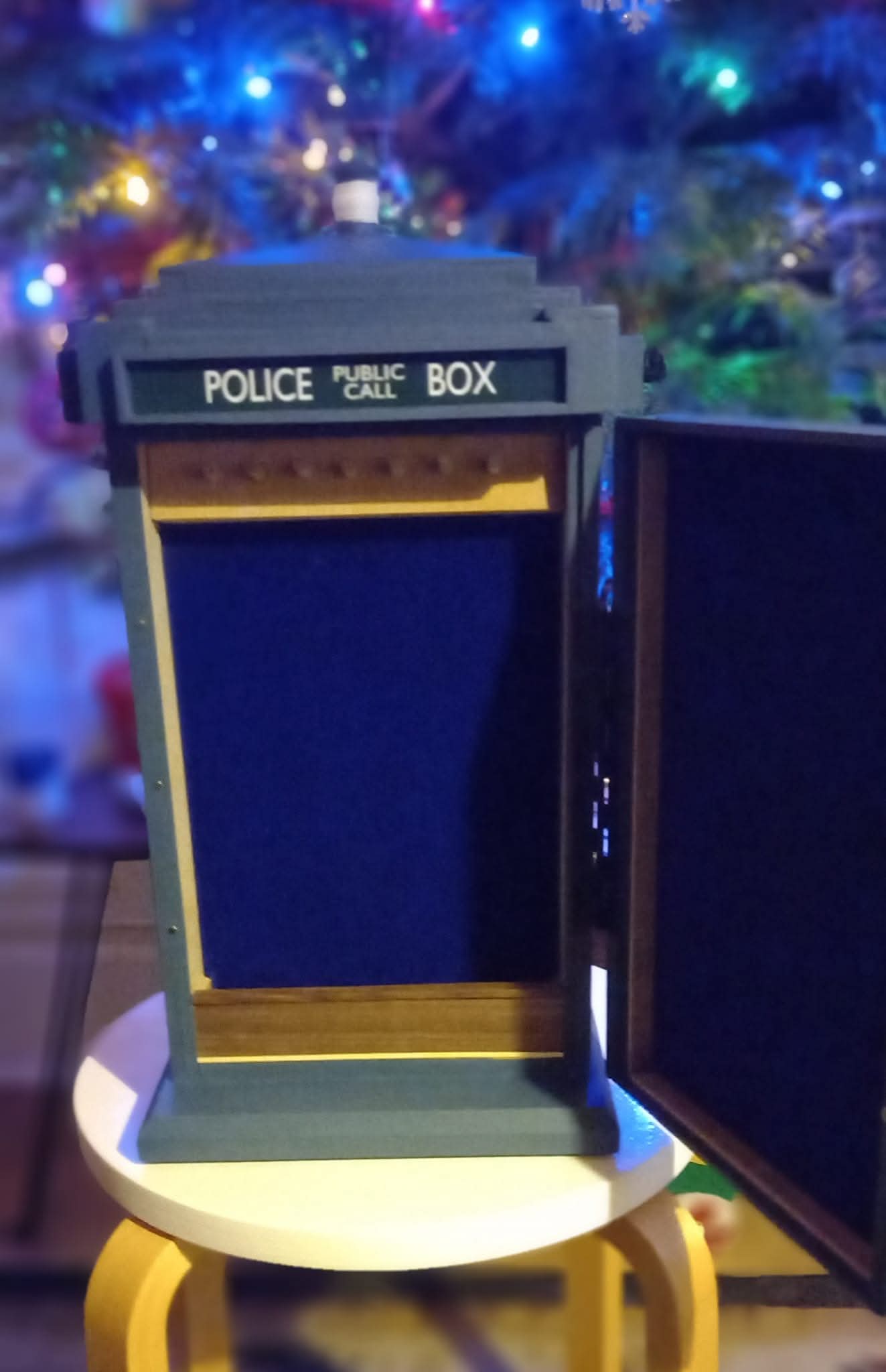 TARDIS Inspired Jewelry Cabinet