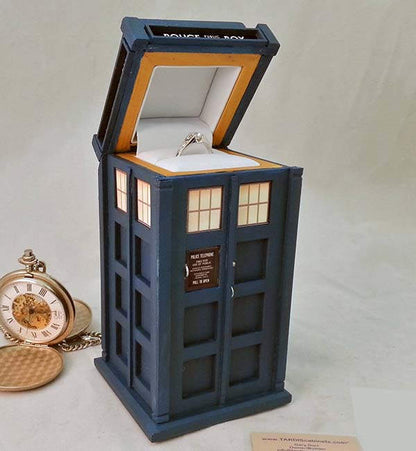TARDIS Inspired Ring Box