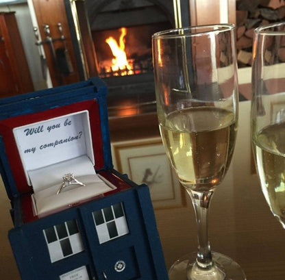 TARDIS Inspired Ring Box