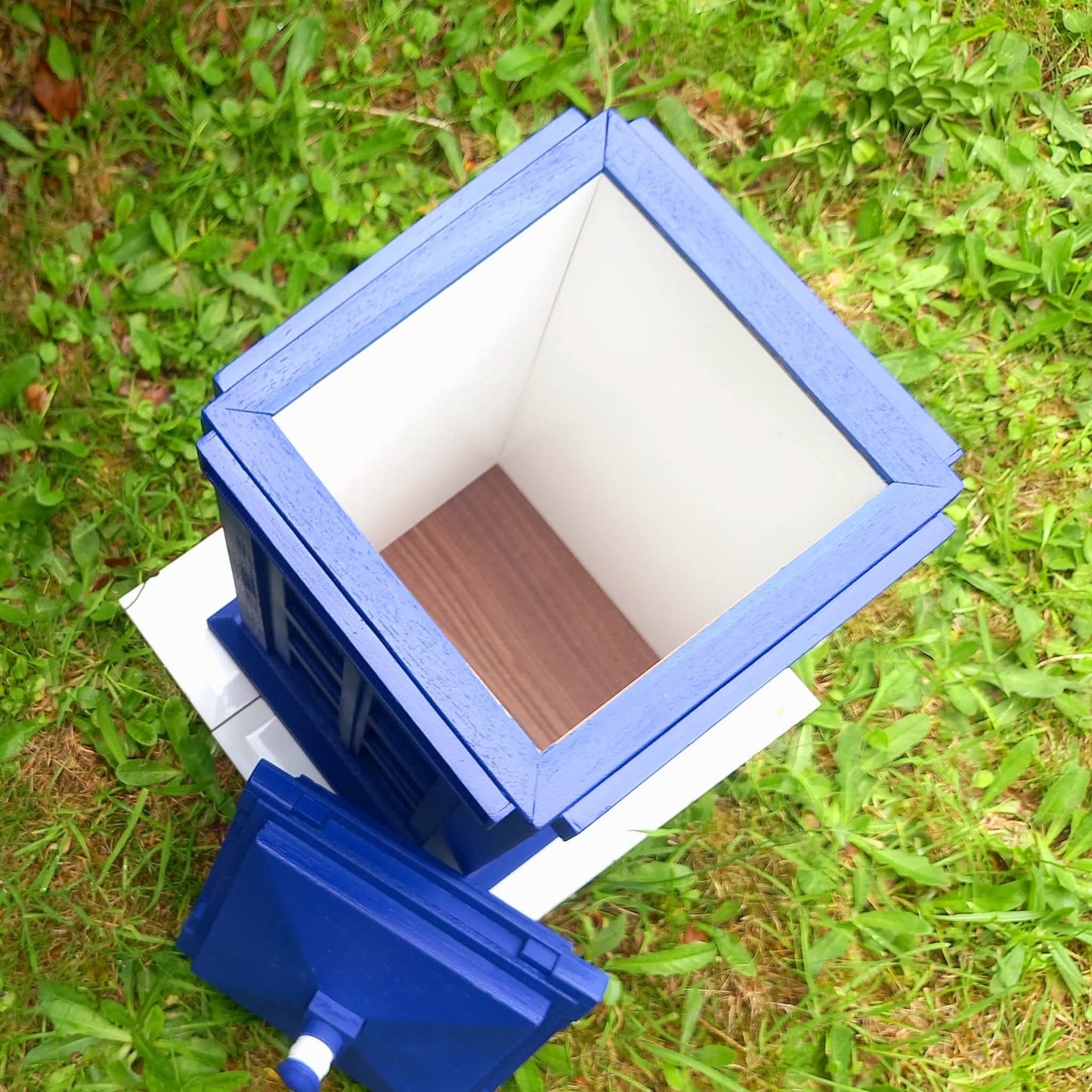TARDIS Inspired Top Opening Cabinet